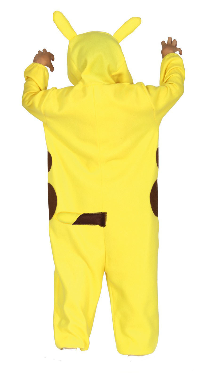 Costume Cincillà Elettrico Tuta con Cappuccio Travestimento Carnevale Feste in Maschera Cosplay Pikachu - 8600