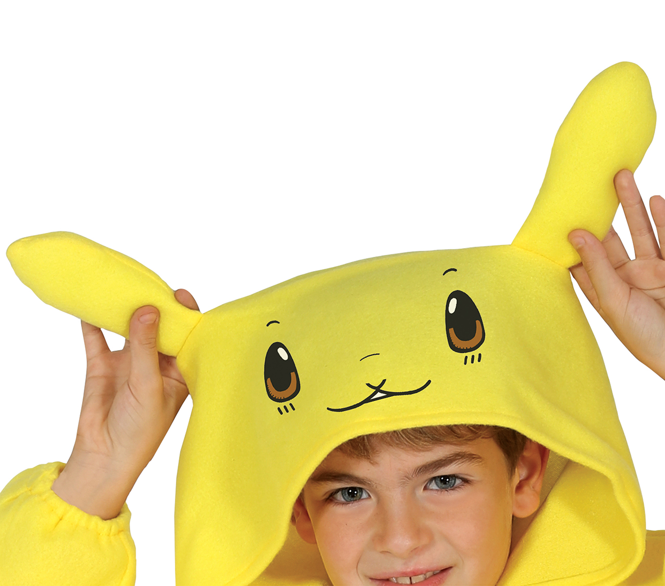 Costume Cincillà Elettrico Tuta con Cappuccio Travestimento Carnevale Feste in Maschera Cosplay Pikachu - 8600
