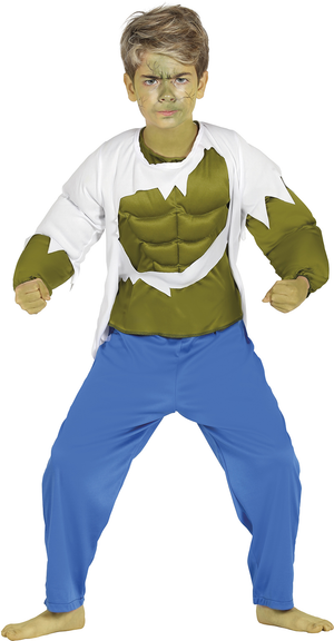 Costume Forzuto Verde Travestimento Carnevale Feste in Maschera Cosplay Hulk - 8735