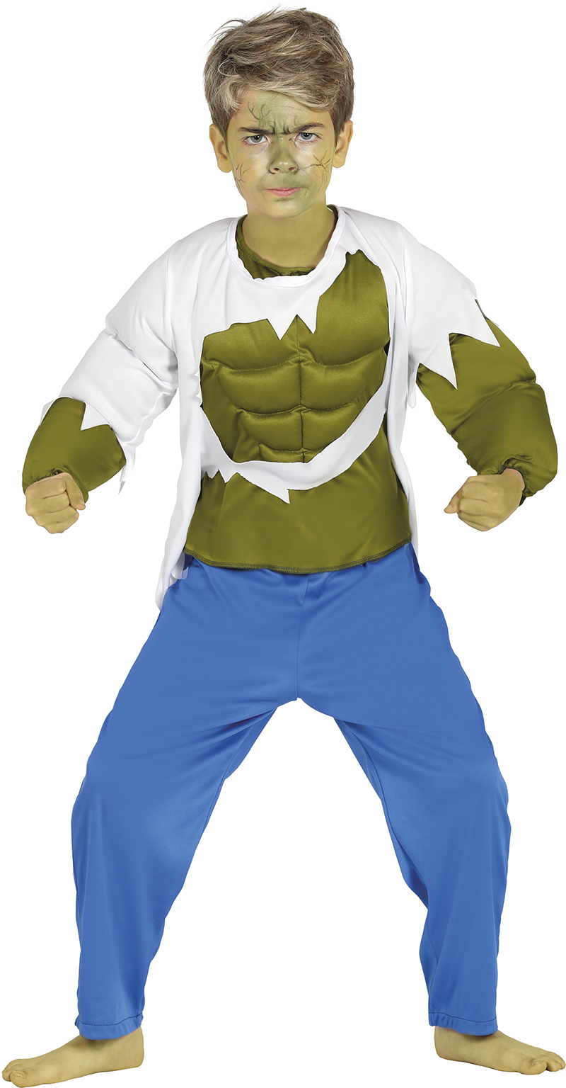 Costume Forzuto Verde Travestimento Carnevale Feste in Maschera Cosplay Hulk - 8735
