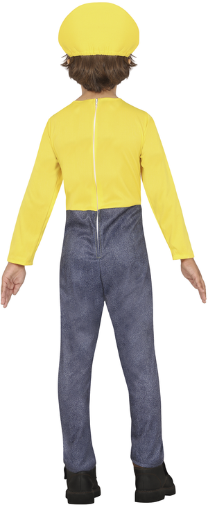 Costume Aiutante Giallo Travestimento Carnevale Feste in Maschera Cosplay Minions - 8762
