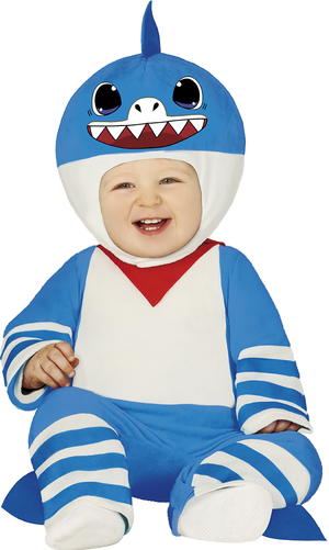 Costume Piccolo Squalo Travestimento Carnevale Feste in Maschera Cosplay Baby Shark - 8781
