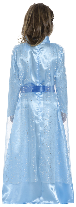 Costume Principessa Del Ghiaccio Abito e Mantello Travestimento Carnevale Feste in Maschera Cosplay Elsa Frozen - 8785