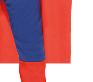 Costume Supereroe Muscoloso Travestimento Carnevale Feste in Maschera Cosplay Superman - 8848