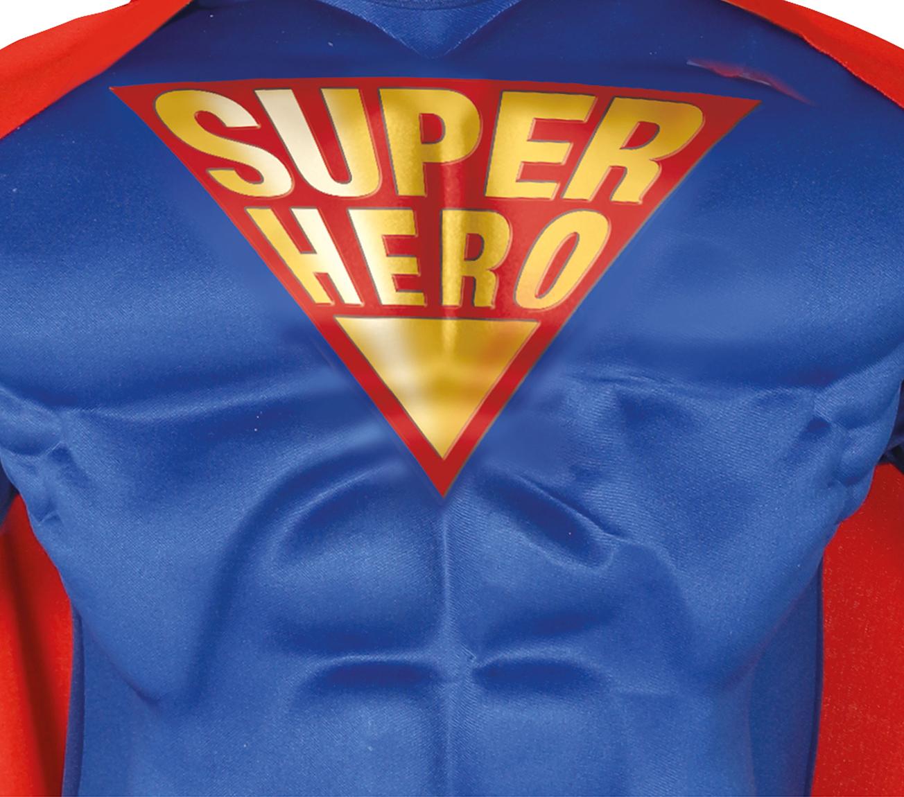 Costume Supereroe Muscoloso Travestimento Carnevale Feste in Maschera Cosplay Superman - 8848