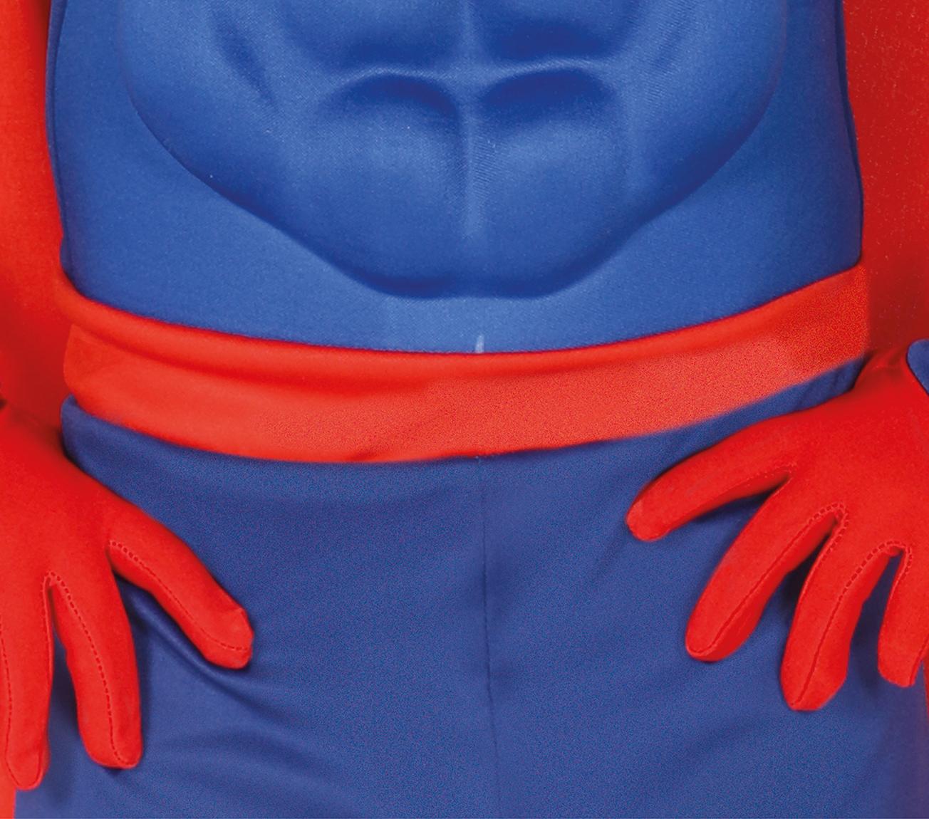 Costume Supereroe Muscoloso Travestimento Carnevale Feste in Maschera Cosplay Superman - 8848