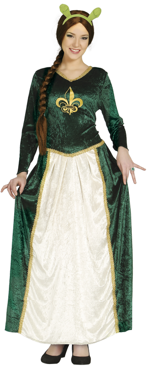 Cerchietto Orecchie Mostro Verde Accessorio Travestimento Carnevale Cosplay Fiona - 23095