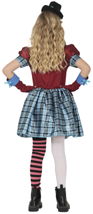 Costume Cappellaia Matta Travestimento Paese Delle Meraviglie Carnevale Cosplay Feste in Maschera - 7876