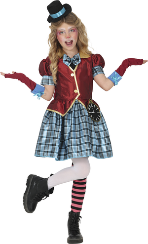 Costume Cappellaia Matta Travestimento Paese Delle Meraviglie Carnevale Cosplay Feste in Maschera - 7876