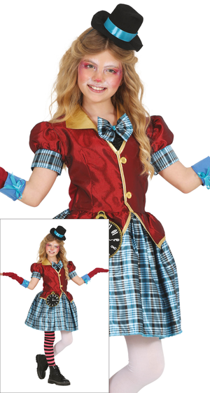 Costume Cappellaia Matta Travestimento Paese Delle Meraviglie Carnevale Cosplay Feste in Maschera - 7876