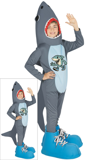 Costume Sharkboots Cosplay Squalo Trallallero Trallala Brainrot Travestimento Carnevale Feste in Maschera - 7881