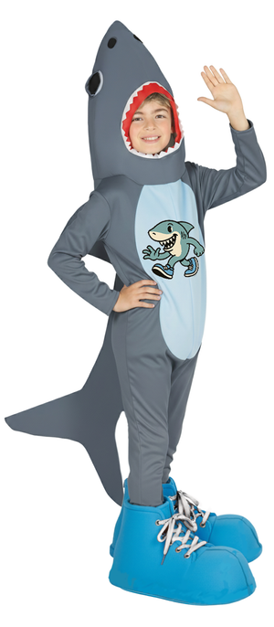 Costume Sharkboots Cosplay Squalo Trallallero Trallala Brainrot Travestimento Carnevale Feste in Maschera - 7881