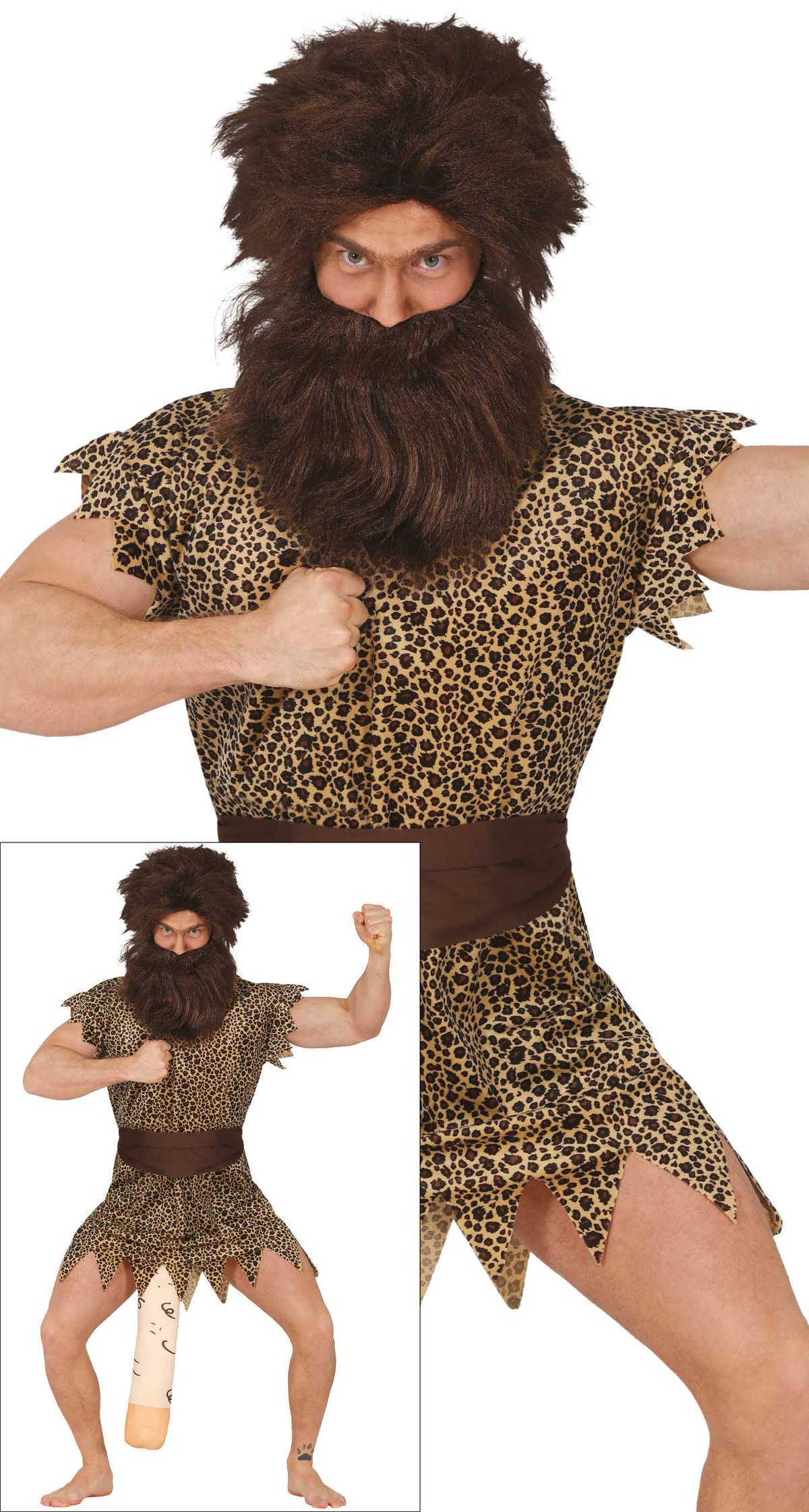 Costume da Homo Erectus Travestimento Carnevale Cosplay Feste in Maschera - 8905
