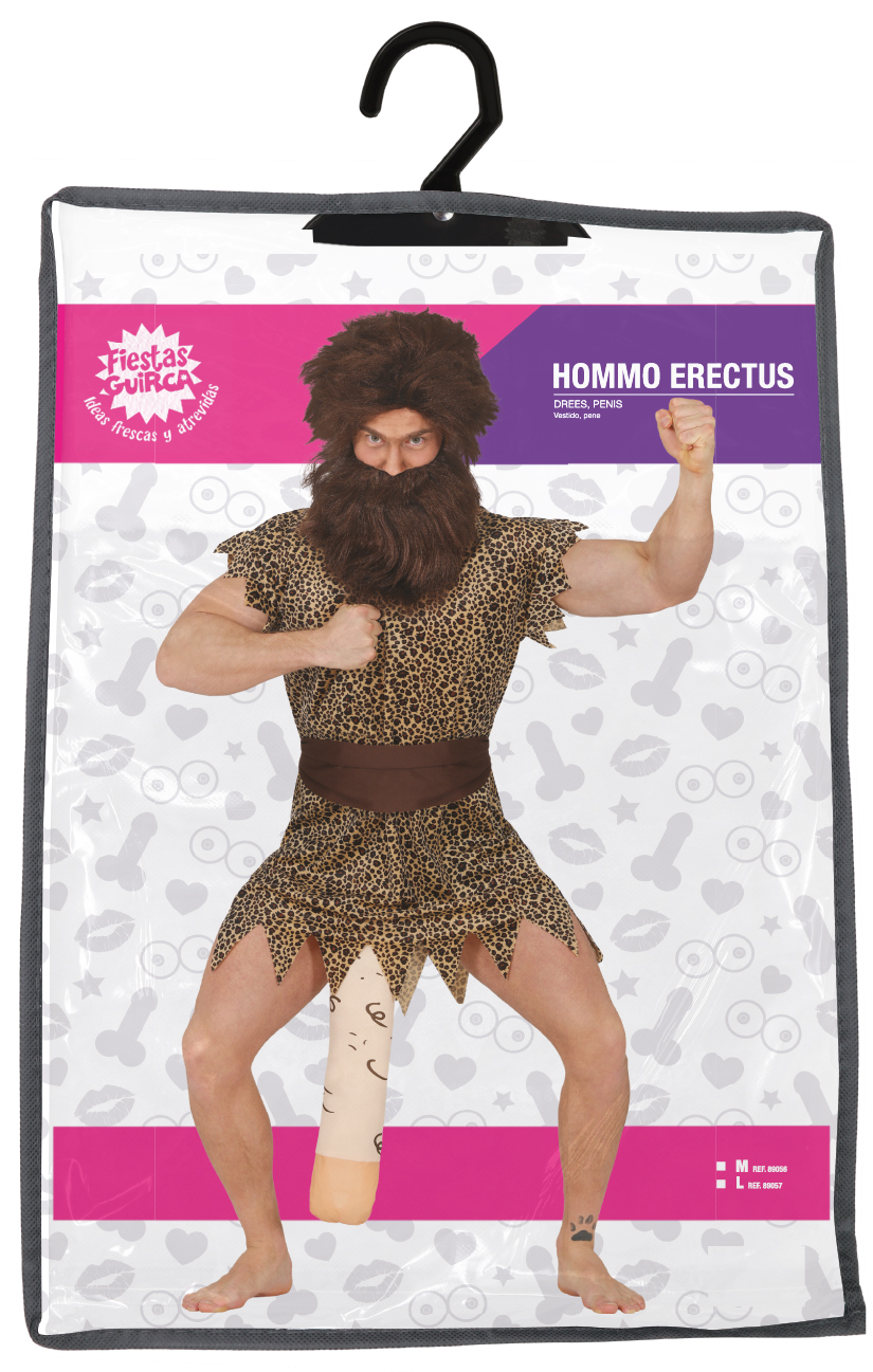 Costume da Homo Erectus Travestimento Carnevale Cosplay Feste in Maschera - 8905