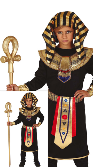 Costume Re Egiziano Travestimento Carnevale Cosplay Egitto  Feste in Maschera - 8355
