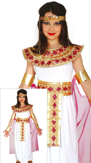 Costume Principessa Egiziana Travestimento Carnevale Cosplay Egitto Feste in Maschera - 8594