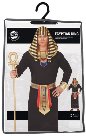 Costume Re Egiziano Travestimento Carnevale Cosplay Egitto Feste in Maschera - 8661