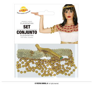 Diadema Cleopatra Regina Egiziana Accessorio Travestimento Carnevale Cosplay Feste in Maschera - 16873