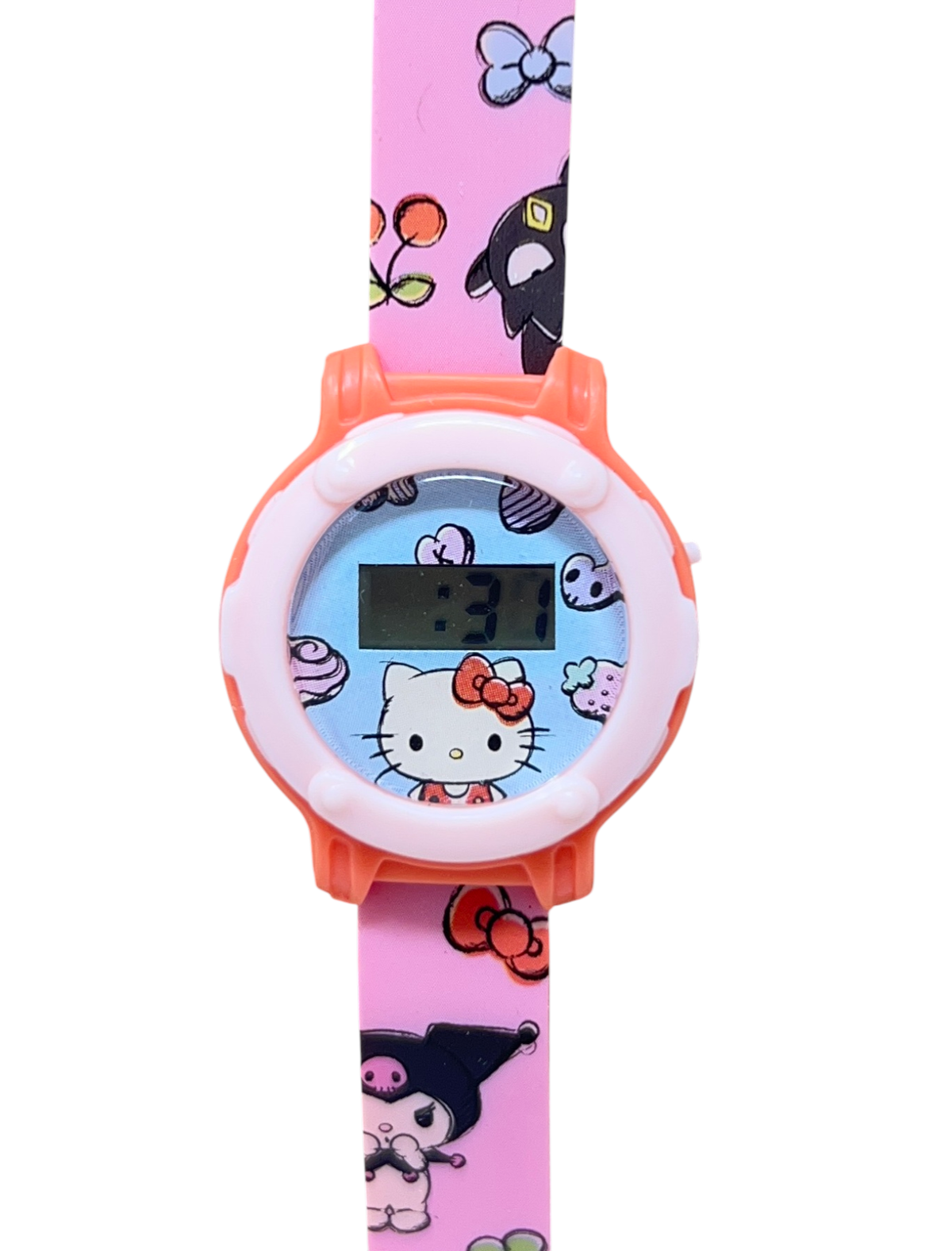 Set Orologio da Polso Digitale + Portafogli Hello Kitty Accessori per Bambini - Gnt01hk