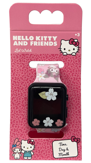 Orologio a LED Hello Kitty da Polso Digitale con Cinturino Regolabile - Gnt36hk
