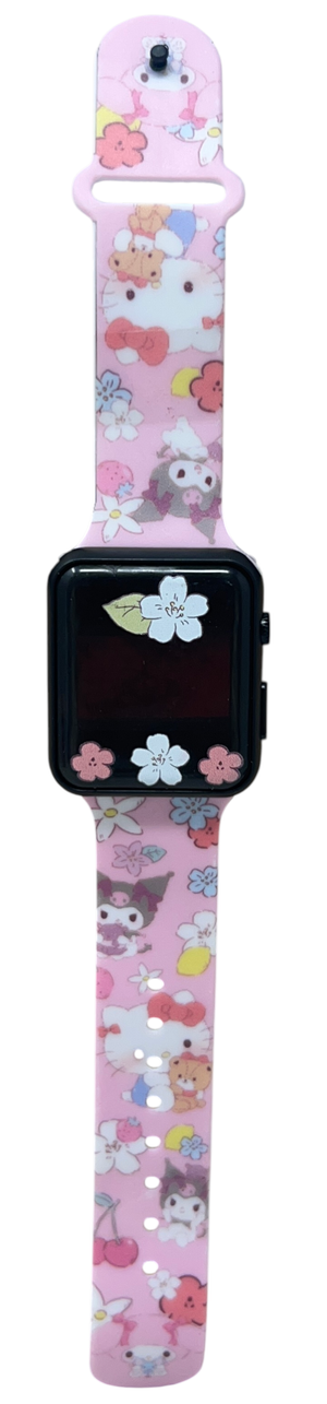 Orologio a LED Hello Kitty da Polso Digitale con Cinturino Regolabile - Gnt36hk