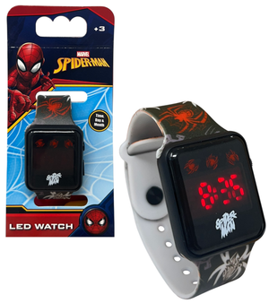 Orologio a LED Spiderman da Polso Digitale con Cinturino Regolabile - Gnt36sp