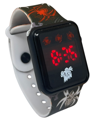 Orologio a LED Spiderman da Polso Digitale con Cinturino Regolabile - Gnt36sp