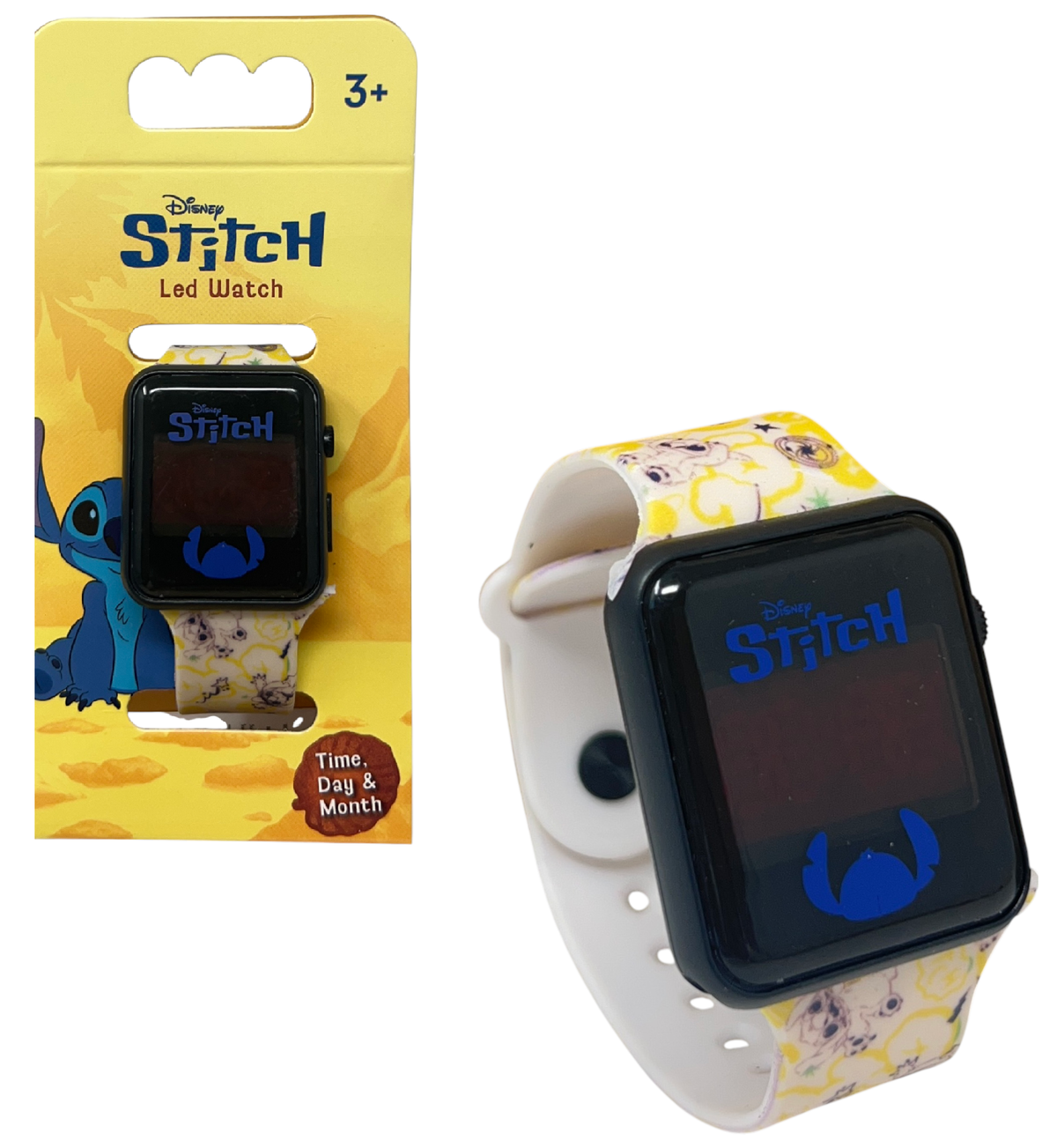 Orologio a LED Stitch da Polso Digitale con Cinturino Regolabile - Gnt36st