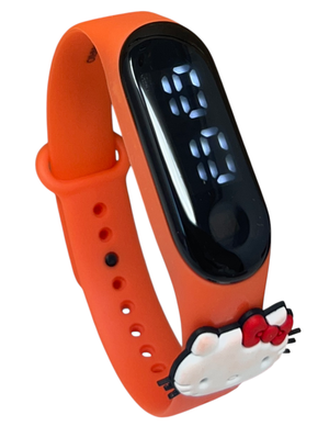Orologio a LED Hello Kitty da Polso Digitale con Cinturino Regolabile - Gnt49hk