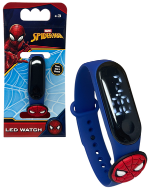 Orologio a LED Spiderman da Polso Digitale con Cinturino Regolabile - Gnt49sp