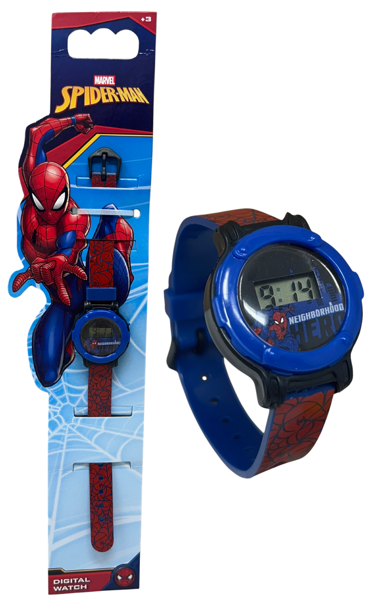 Orologio Spiderman da Polso Digitale con Cinturino Regolabile - Gntnd1sp
