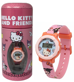 Orologio Hello Kitty da Polso Digitale in Salvadanaio con Cinturino Regolabile - Gntne1hk