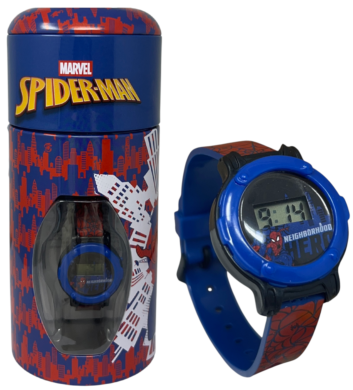 Orologio Spiderman da Polso Digitale in Salvadanaio con Cinturino Regolabile - Gntne1sp