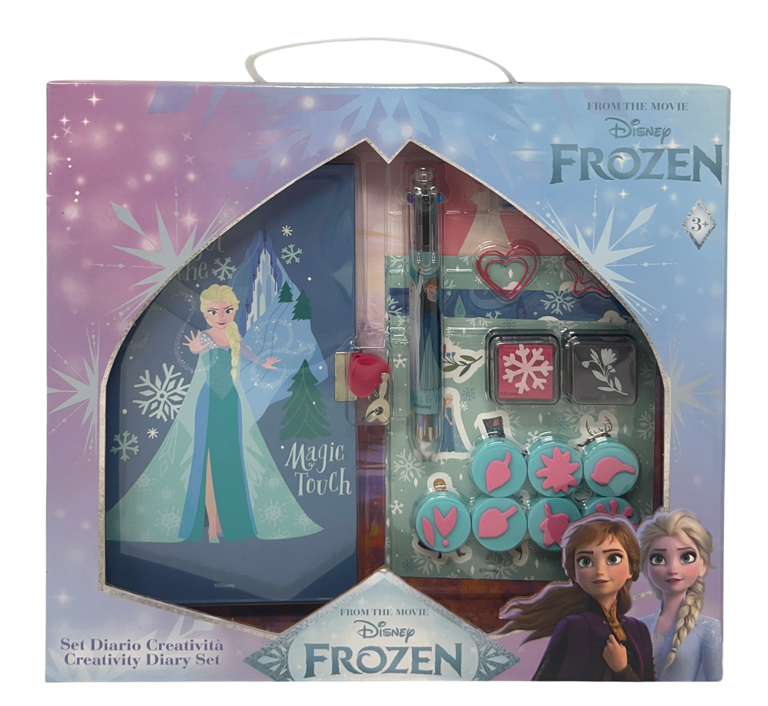 Maxi Set Diario Segreto con Accessori Frozen Ii DISNEY Elsa in Confezione Regalo - Fr1305