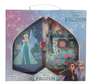 Maxi Set Diario Segreto con Accessori Frozen Ii DISNEY Elsa in Confezione Regalo - Fr1305