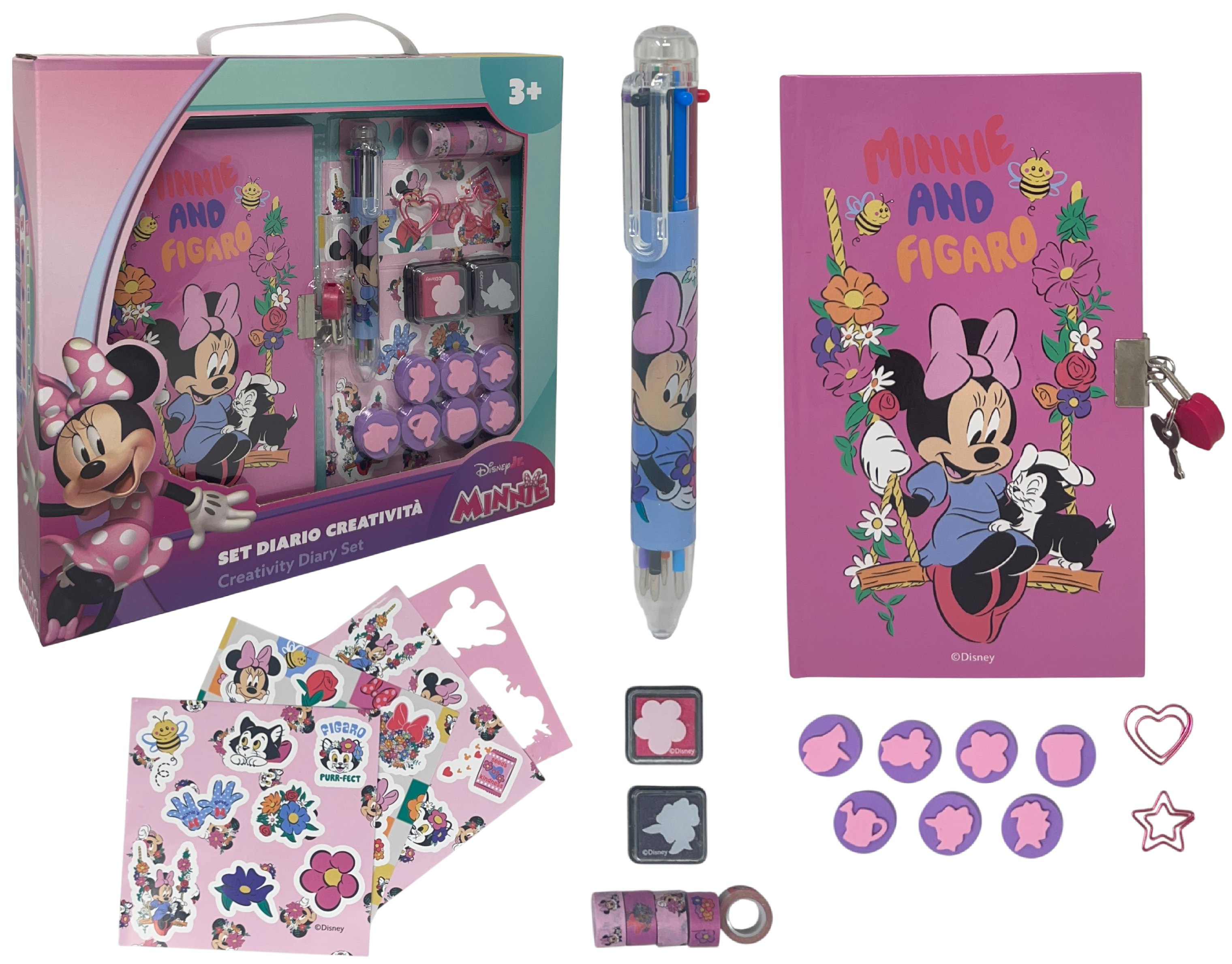 Maxi Set Diario Segreto con Accessori Minnie in Confezione Regalo - Min1305