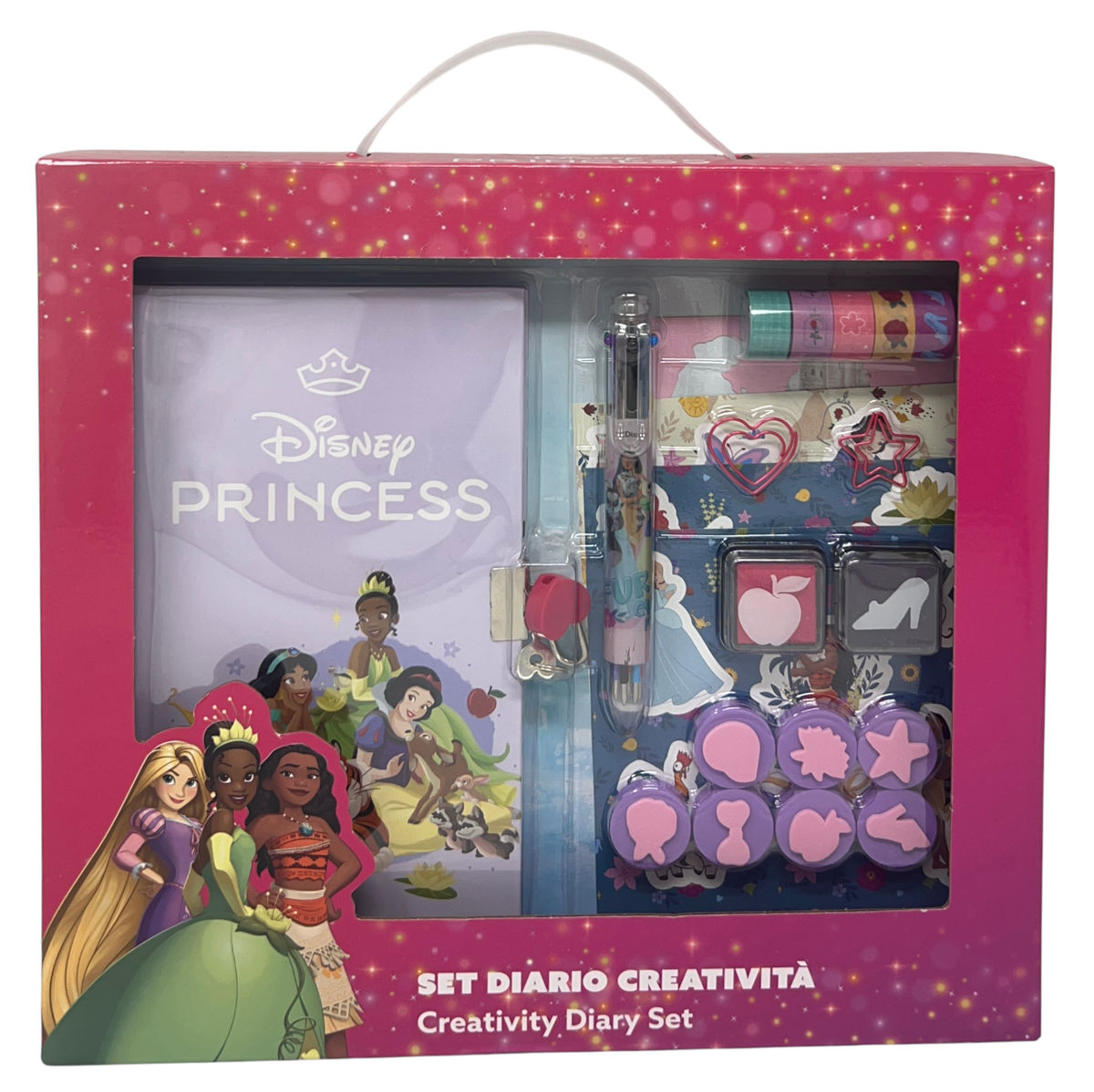 Maxi Set Diario Segreto con Accessori Principesse in Confezione Regalo - Pr1305