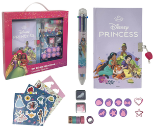 Maxi Set Diario Segreto con Accessori Principesse in Confezione Regalo - Pr1305