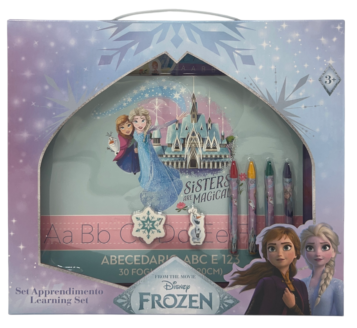 Set Apprendimento Frozen Abecedario con Accessori in Confezione Regalo - Fr1307