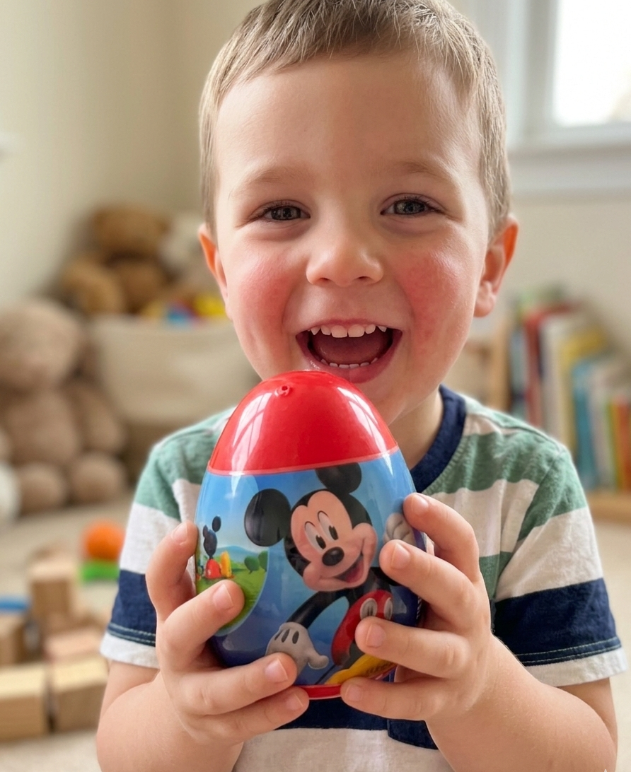 Mini Uovo con Sorpresa Topolino Ovetto con Kit da Colorare - Mic1333