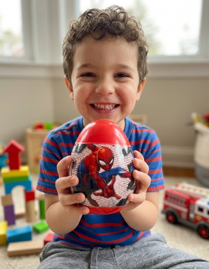 Mini Uovo con Sorpresa Spiderman Ovetto con Kit da Colorare - Sp1333