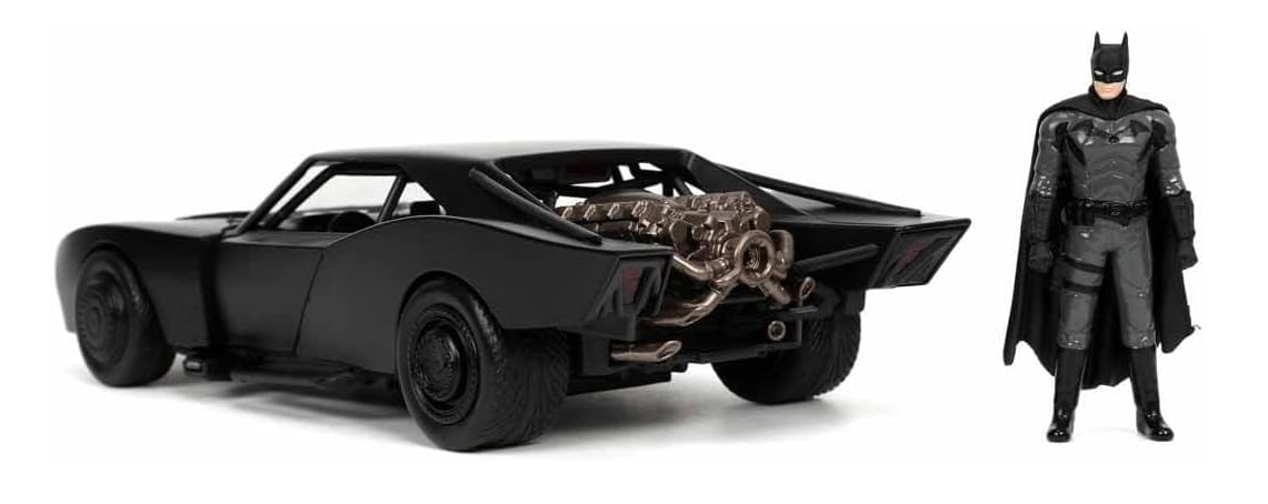 Modellino Batmobile 2022 Scala 1:24 con Figura in Metallo Batman da Collezione - 253215010