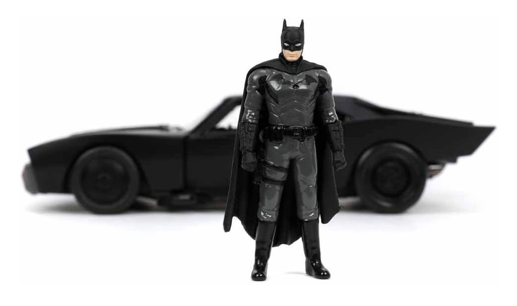 Modellino Batmobile 2022 Scala 1:24 con Figura in Metallo Batman da Collezione - 253215010