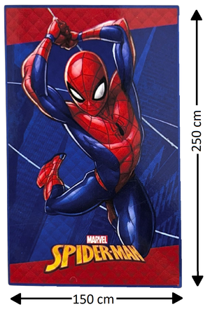 Trapuntino Spiderman MARVEL Coperta Copriletto Trapuntato 100 Gsm Letto Singolo 150x250 CM - Je14388ad