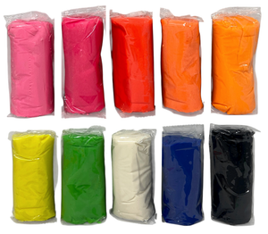 Set Plastilina con Secchiello 10 Pezzi in Bustine da 100 Gr 3 Accessori Gioco Bambino - 5285