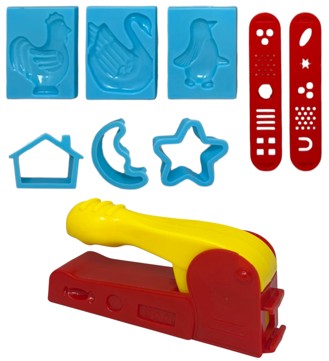 Set Plastilina Zainetto Arcobaleno con 10 Pezzi in Vasetti da 50 Gr 7 Accessori Gioco Bambino - 5848