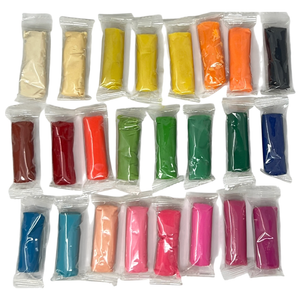 Set Plastilina Uovo con 24 Pezzi da 15 Gr con 5 Accessori Gioco Bambino - 5823