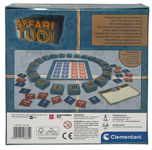 Affari Tuoi Edizione Pocket Gioco da Tavolo Veloce 15 Minuti per Famiglie 2-4 Giocatori da 8 Anni- 16660