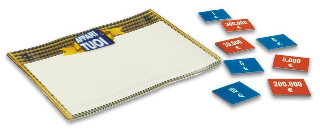 Affari Tuoi Edizione Pocket Gioco da Tavolo Veloce 15 Minuti per Famiglie 2-4 Giocatori da 8 Anni- 16660