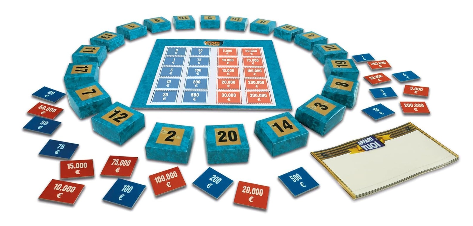 Affari Tuoi Edizione Pocket Gioco da Tavolo Veloce 15 Minuti per Famiglie 2-4 Giocatori da 8 Anni- 16660